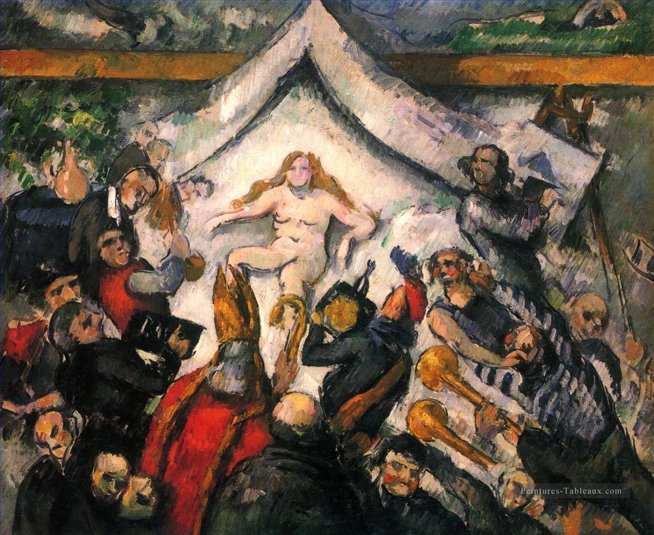 La femme éternelle Paul Cézanne Nu impressionniste Peintures à l'huile